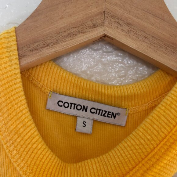 Cotton Citizen Verona Yellow Ombre Cut Out Midi Dress Size S - Picture 5 of 8